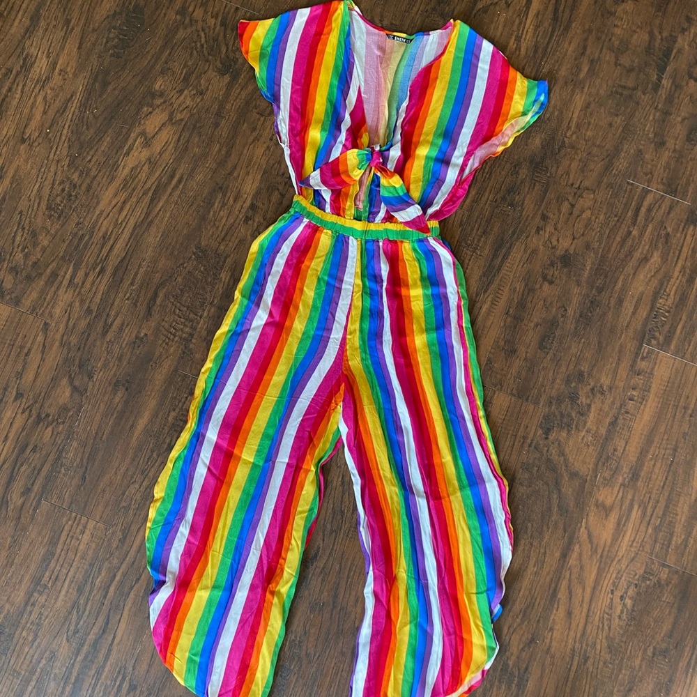 Shein Rainbow Jumpsuit